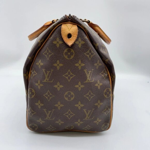 Louis Vuitton Monogram Speedy 35 W/Bag/Padlock Hand Bag lux413-093025 - Picture 5 of 16